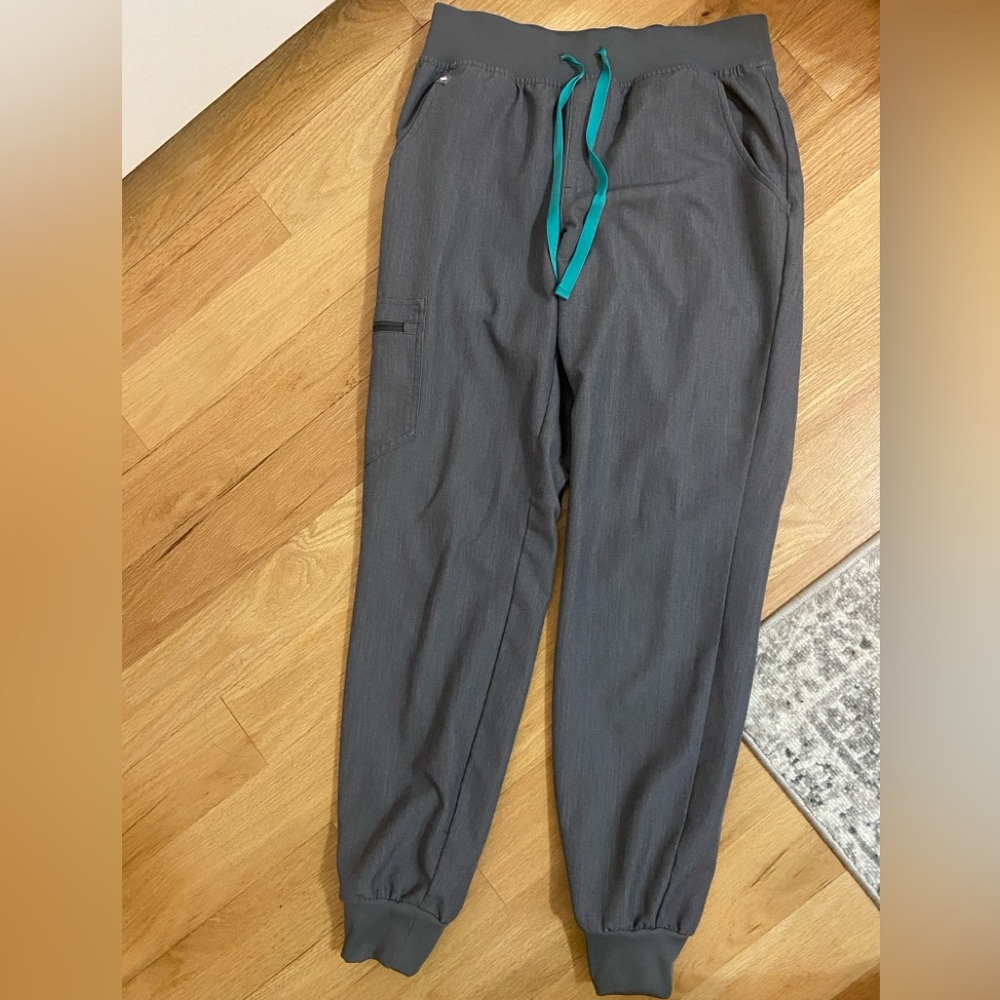 Graphite (Grey) FIGS Zamora Jogger Scrub Pants